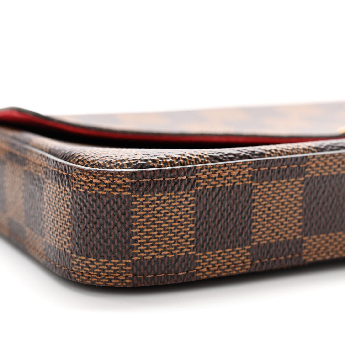 Damier Ebene Pochette Felicie Chain Wallet