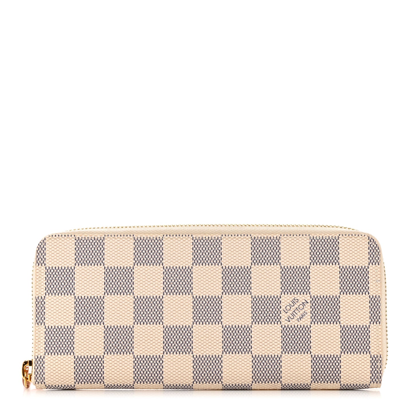 Damier Azur Clemence Wallet Rose Ballerine