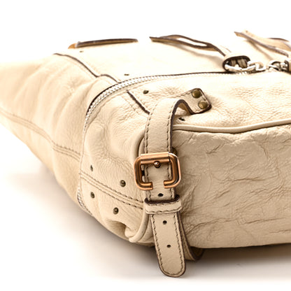 Chloe Grained Calfskin Paddington Shopping Tote Beige 8 of 11