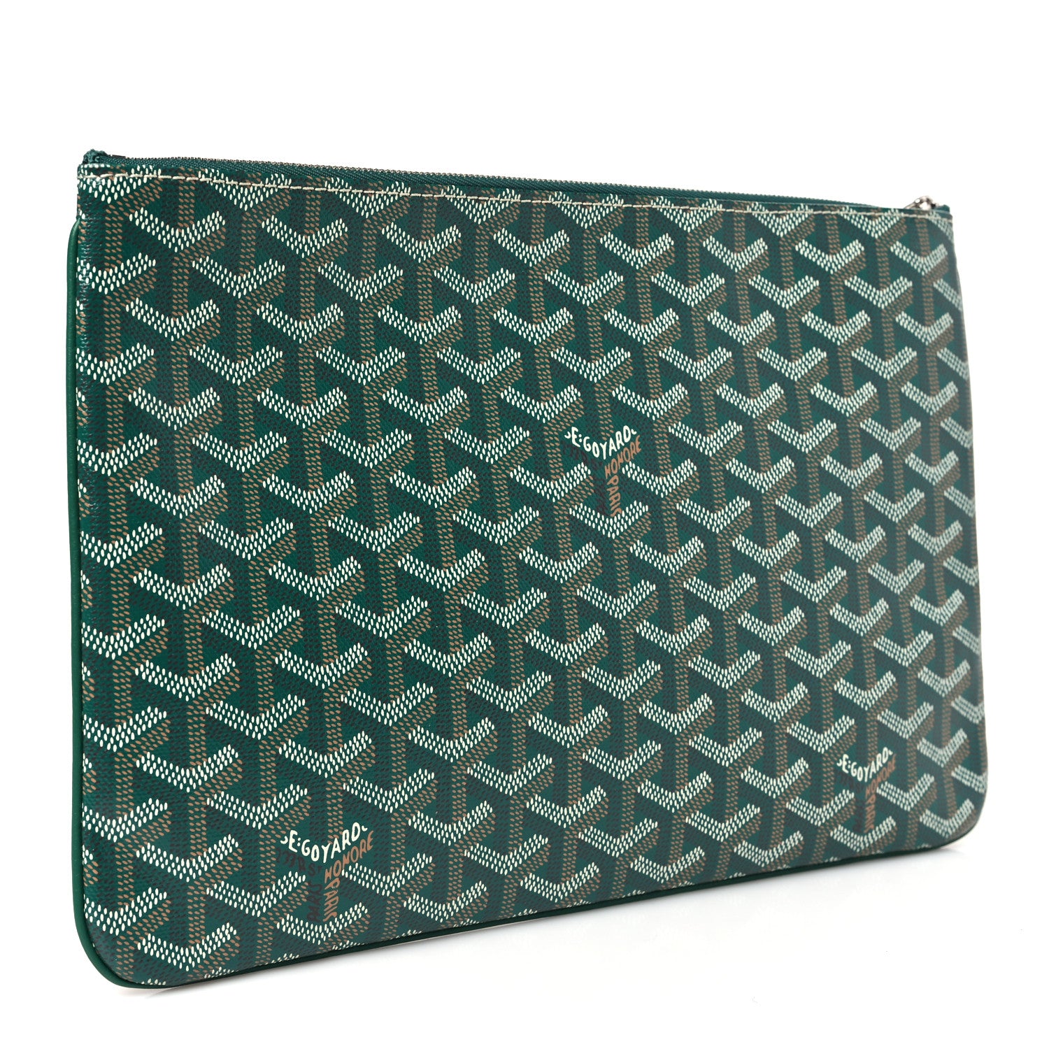 Goyard Goyardine Senat Pochette MM Green 3 of 8