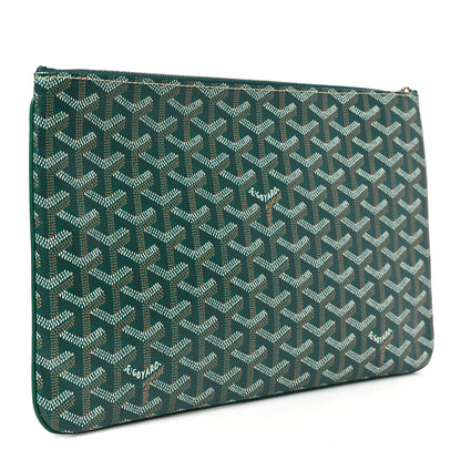 Goyard Goyardine Senat Pochette MM Green 3 of 8