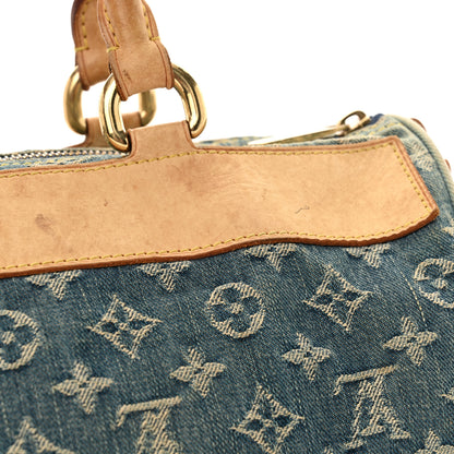 Louis Vuitton Monogram Denim Neo Speedy Blue 18 of 19
