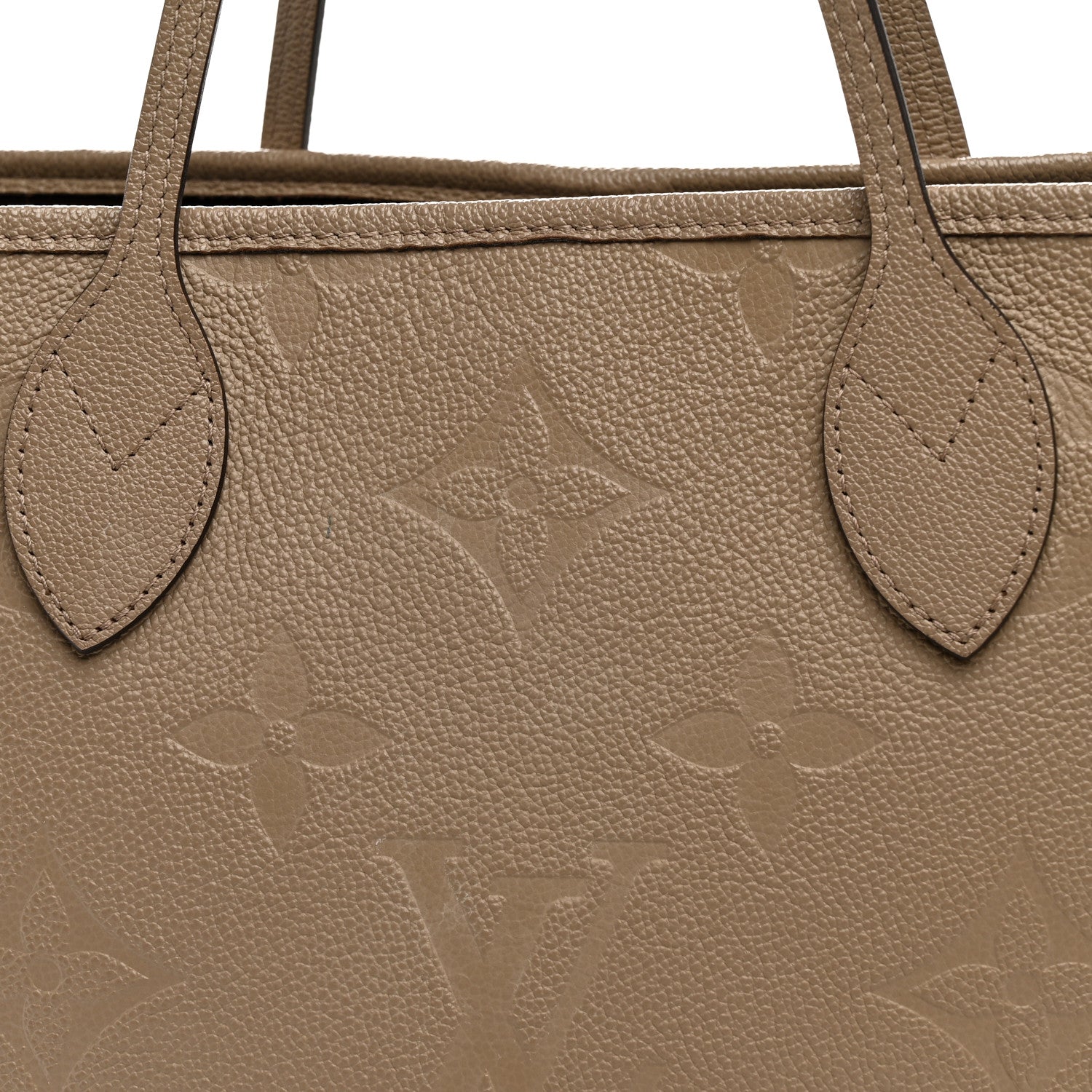 Louis Vuitton Empreinte Monogram Giant Neverfull MM Tourterelle 8 of 10