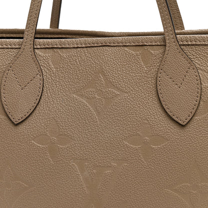 Louis Vuitton Empreinte Monogram Giant Neverfull MM Tourterelle 8 of 10
