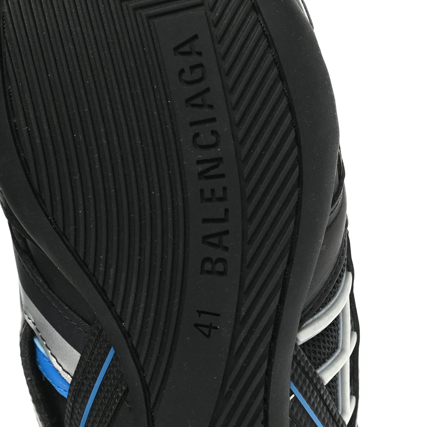 Mesh Rubber Mens Drive Sneakers 41 Blue Black