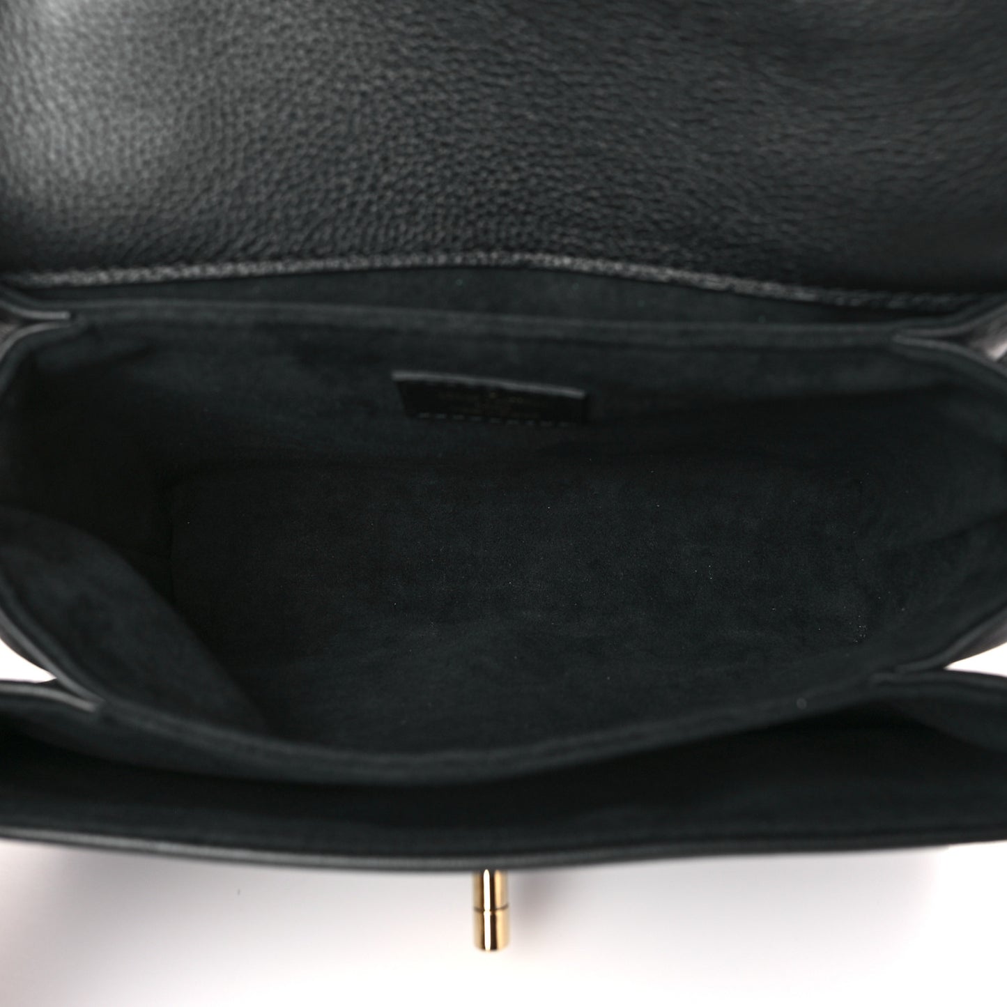 Grained Calfskin Lockme Oxford Black