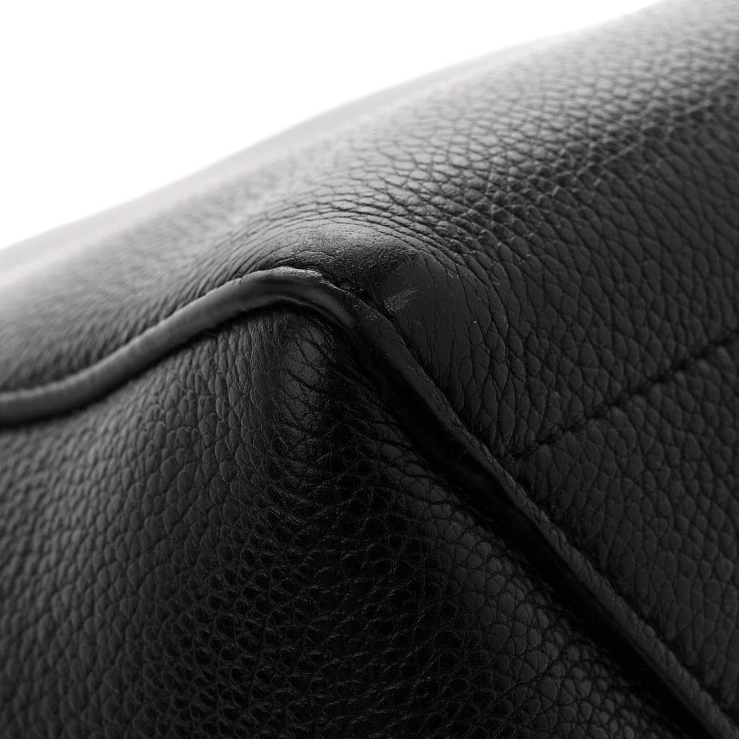 Celine Soft Grained Calfskin Sangle Bucket Bag Black 11 of 12