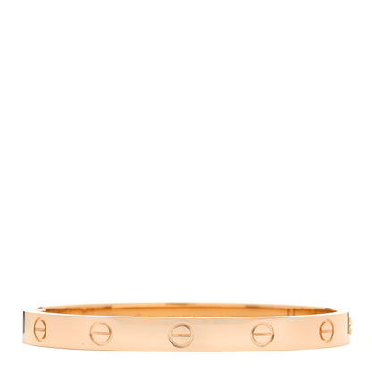 Cartier 18K Yellow Gold LOVE Single Screw Bracelet 17 1 of 9