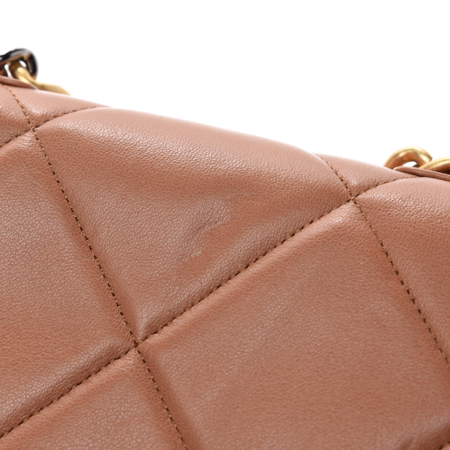 Chanel Lambskin Quilted 19 Wallet On Chain WOC Brown 9 of 14