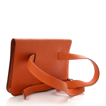 Hermes Togo Dogon Wallet Waist Pouch Orange 3 of 11