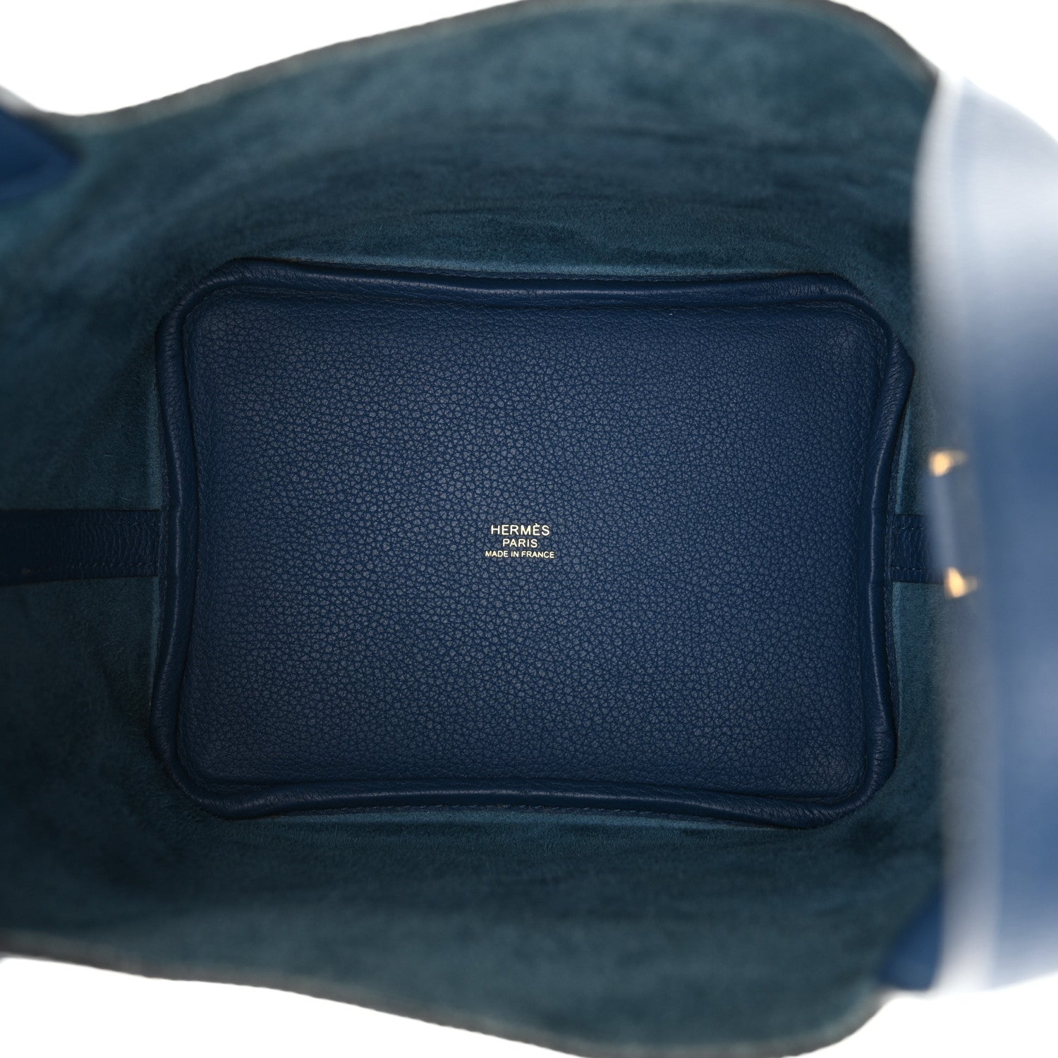 Hermes Taurillon Maurice Picotin Lock 18 PM Deep Blue 5 of 14