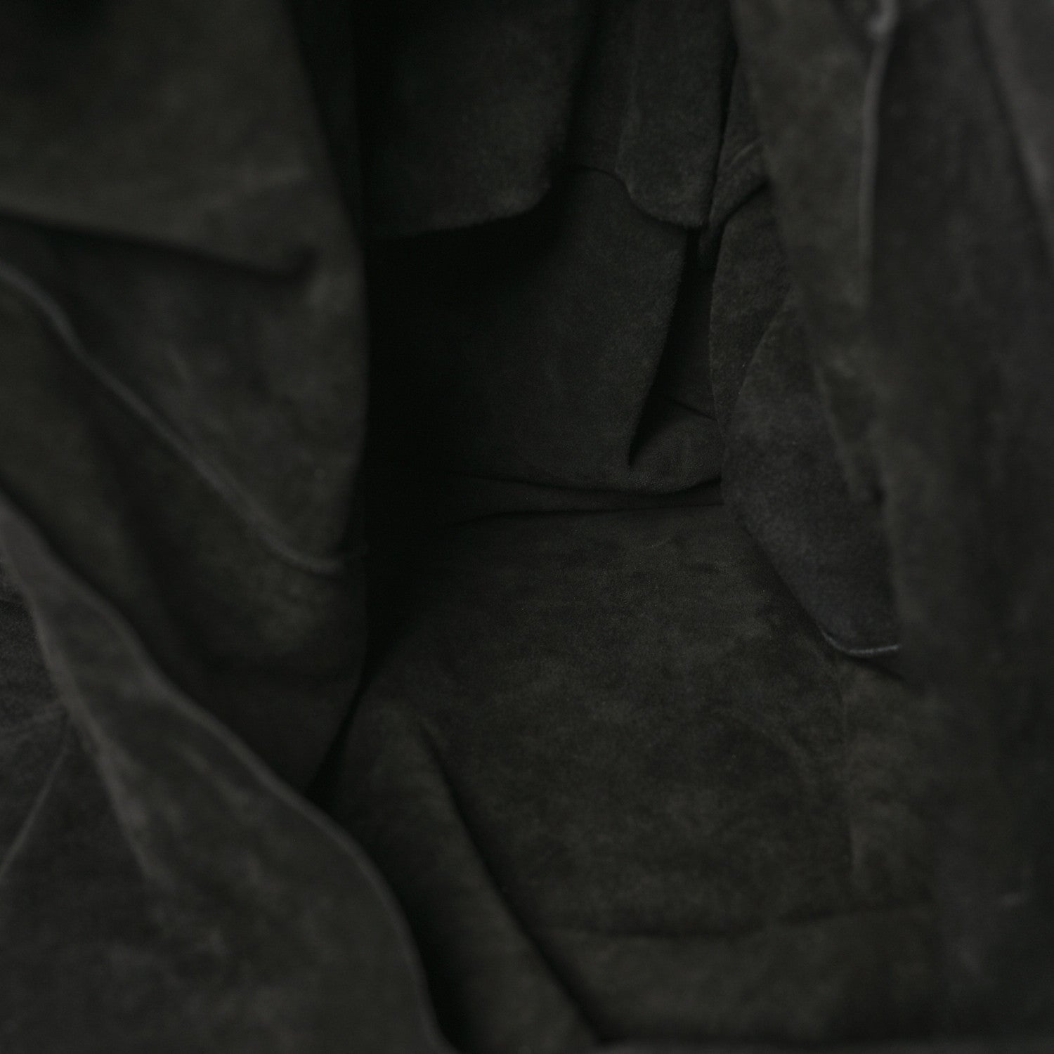 The Row Suede Bindle Bag Black 5 of 9