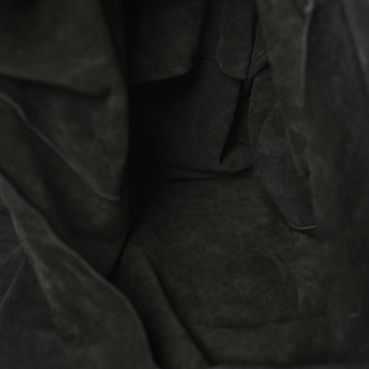 The Row Suede Bindle Bag Black 5 of 9