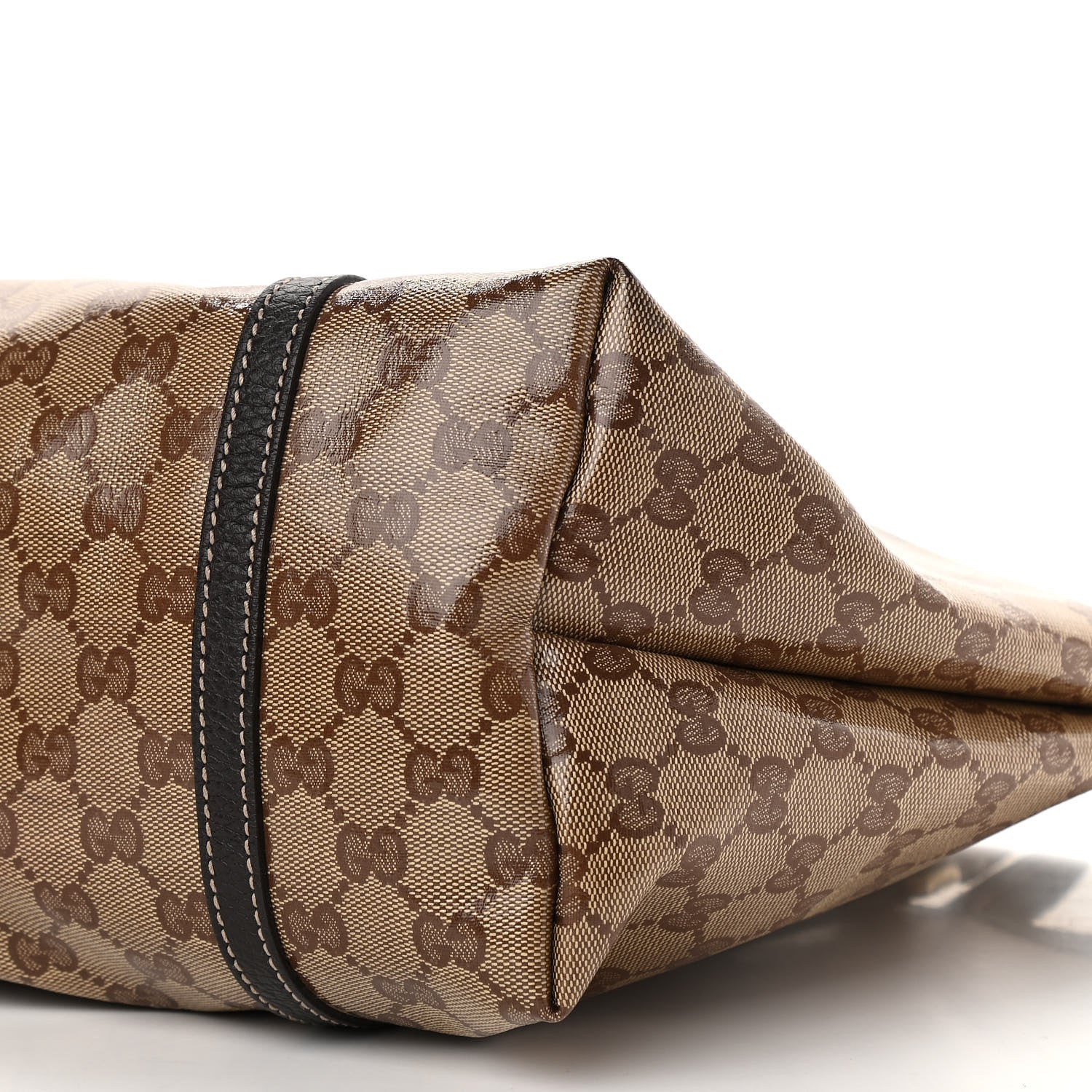 Gucci Crystal Monogram Medium Joy Tote Beige Ebony Testa di Moro 10 of 15