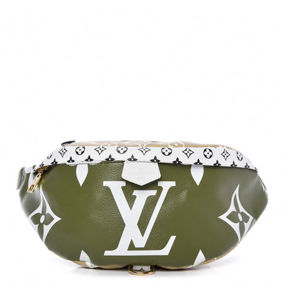 Louis Vuitton Monogram Giant Bumbag Kaki Beige 1 of 9