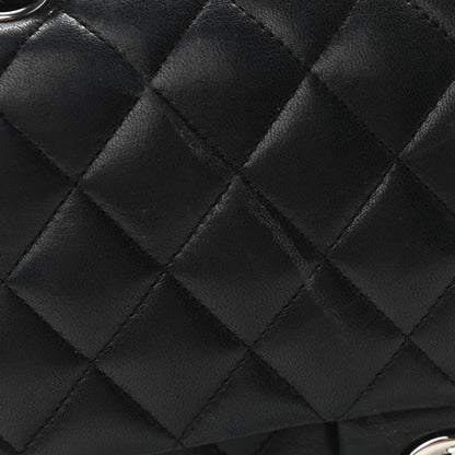 Chanel Lambskin Quilted Medium Double Flap Black 25 of 26