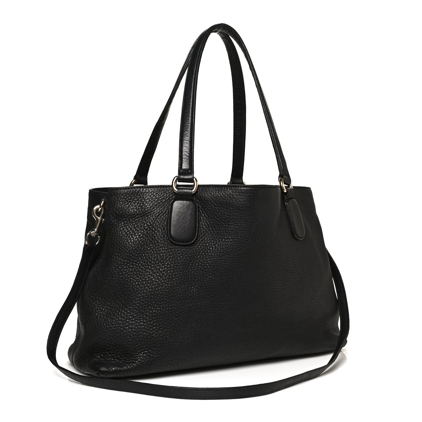 Cellarius Calfskin Medium Soho Working Tote Black