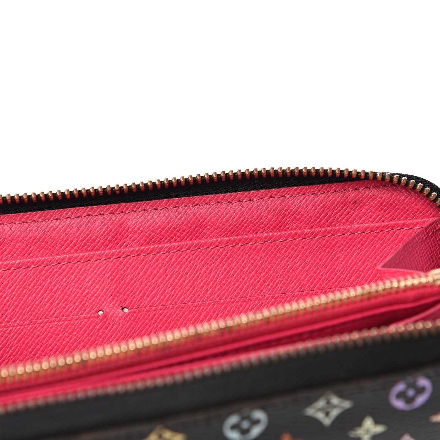 Louis Vuitton Monogram Multicolor Zippy Wallet Black Grenade 7 of 9