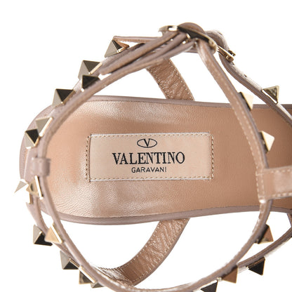 Valentino Garavani Nappa Rockstud Ankle Strap 65mm Pumps 38 Paradise Rose Poudre 6 of 8