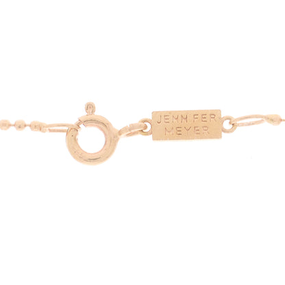 Jennifer Meyer 18K Rose Gold Diamond Good Luck Pendant Necklace 4 of 6