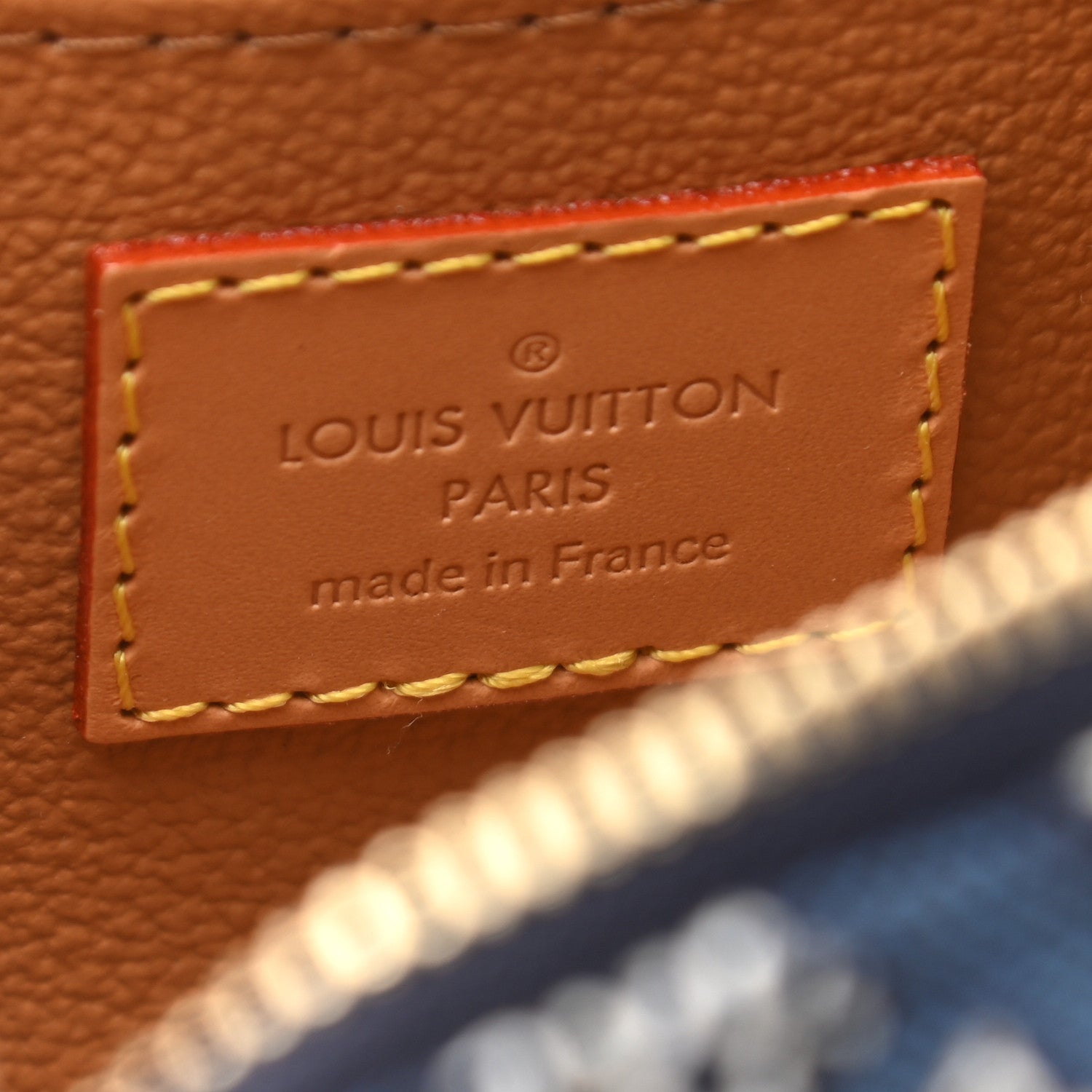 Louis Vuitton Jacquard Since 1854 Cosmetic Pouch PM Blue 6 of 8