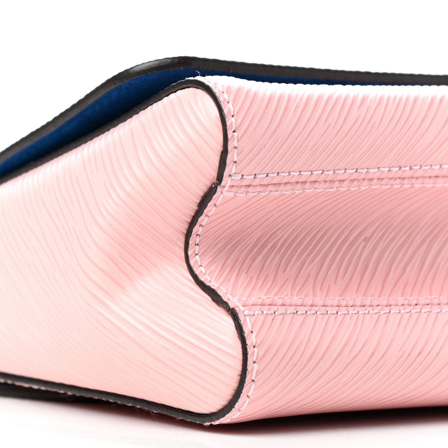 Epi Twist Braided Strap Shoulder Bag PM Rose Ballerine