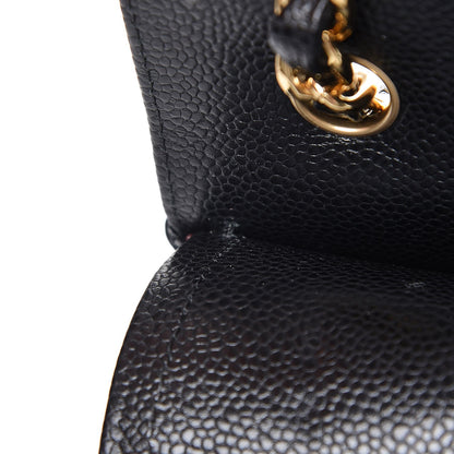 Chanel Caviar Quilted Jumbo Double Flap Black 11 of 11