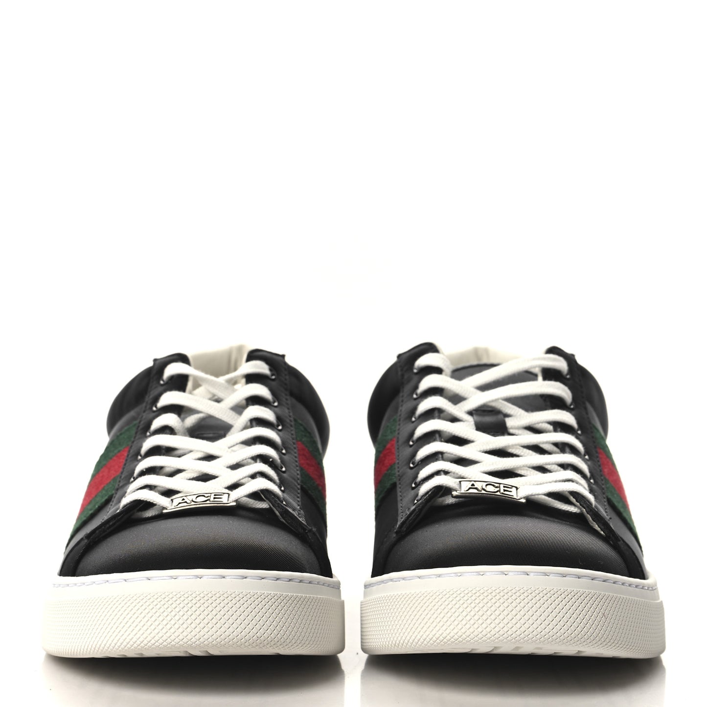 Econyl Nylon Diva Crocodile Web Mens Ace Sneakers 9 Black