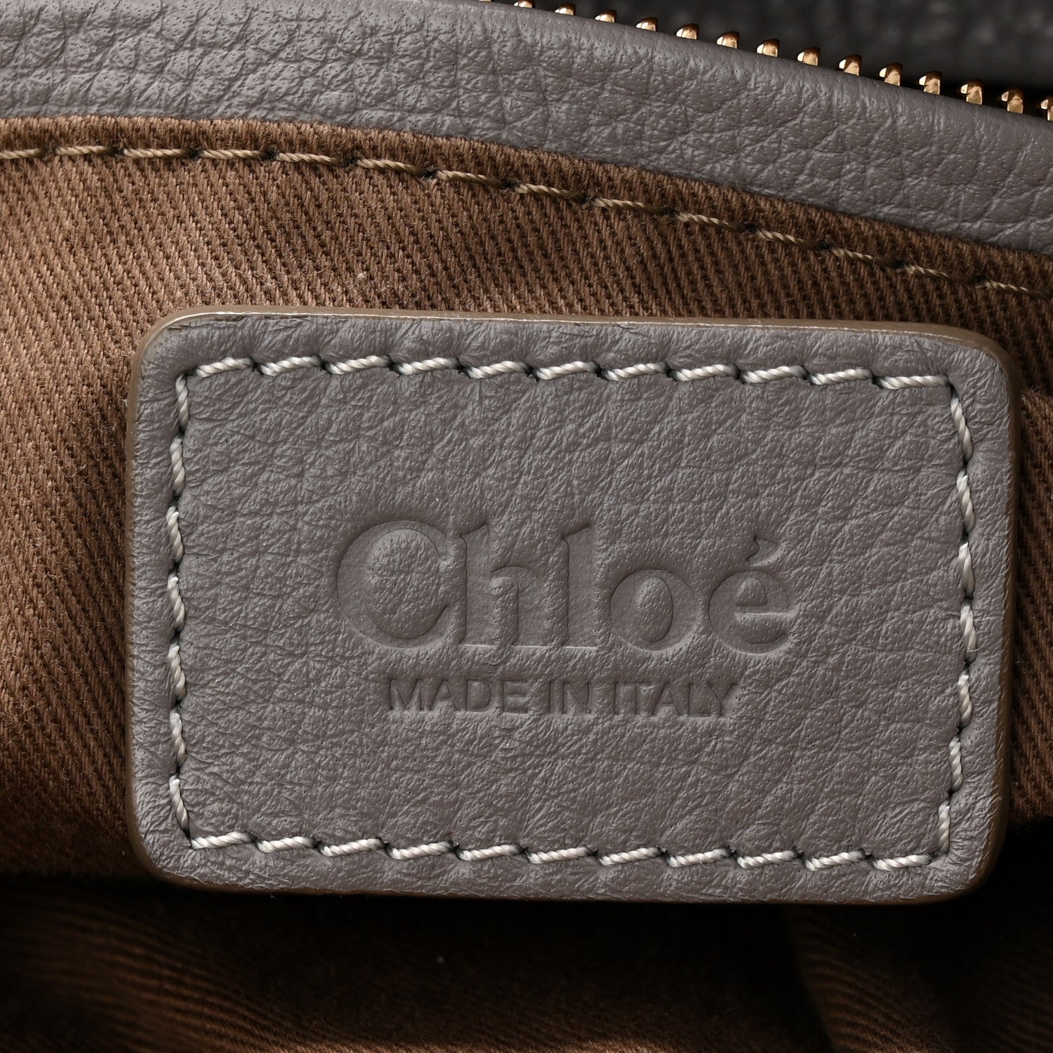 Chloe Calfskin Large Marcie Satchel Cashmere Grey 6 of 10