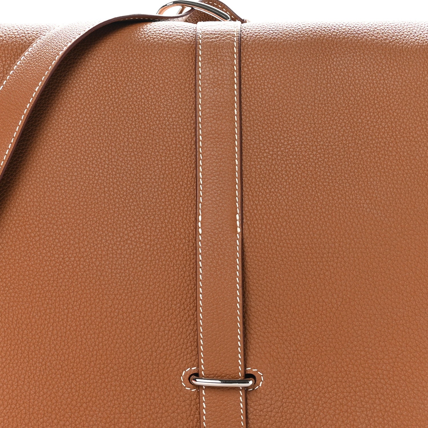 Hermes Togo Steve Light Messenger Gold 7 of 10