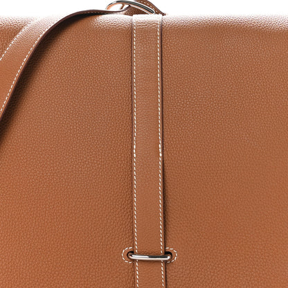 Hermes Togo Steve Light Messenger Gold 7 of 10