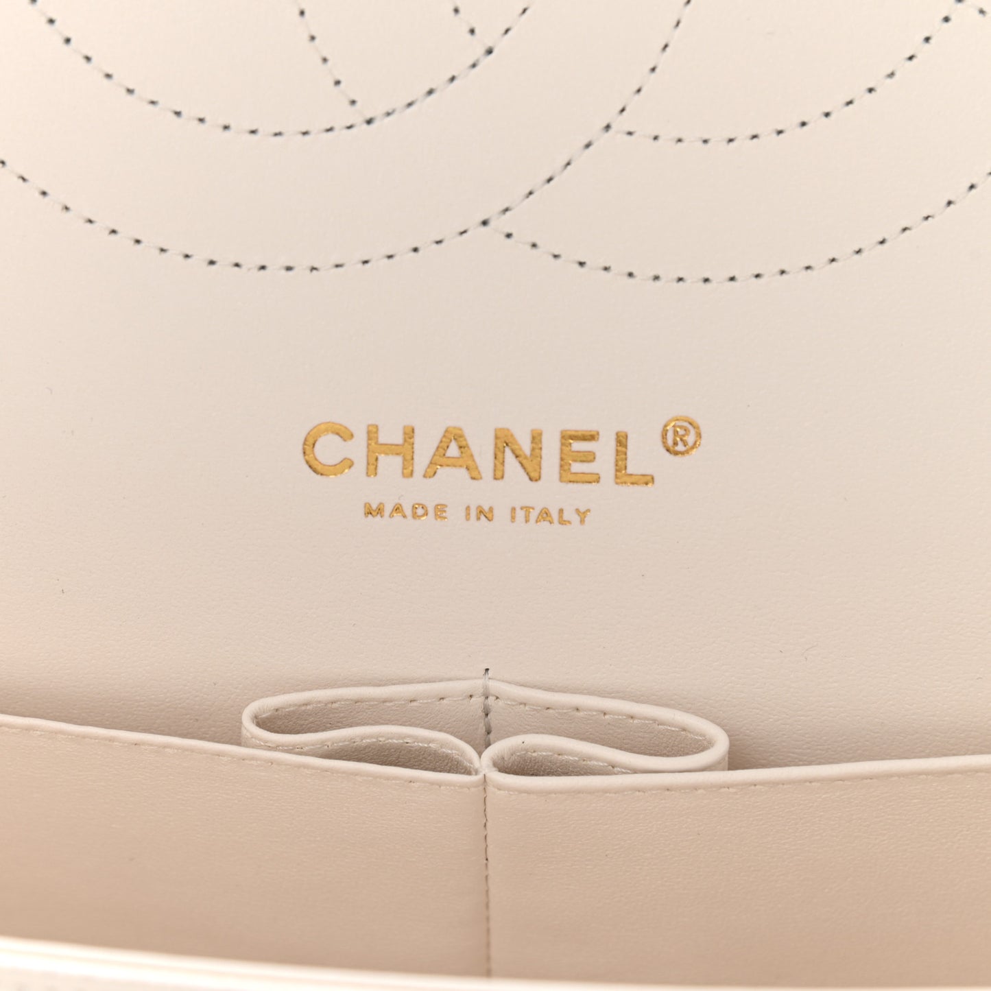 Caviar Quilted Jumbo Double Flap White