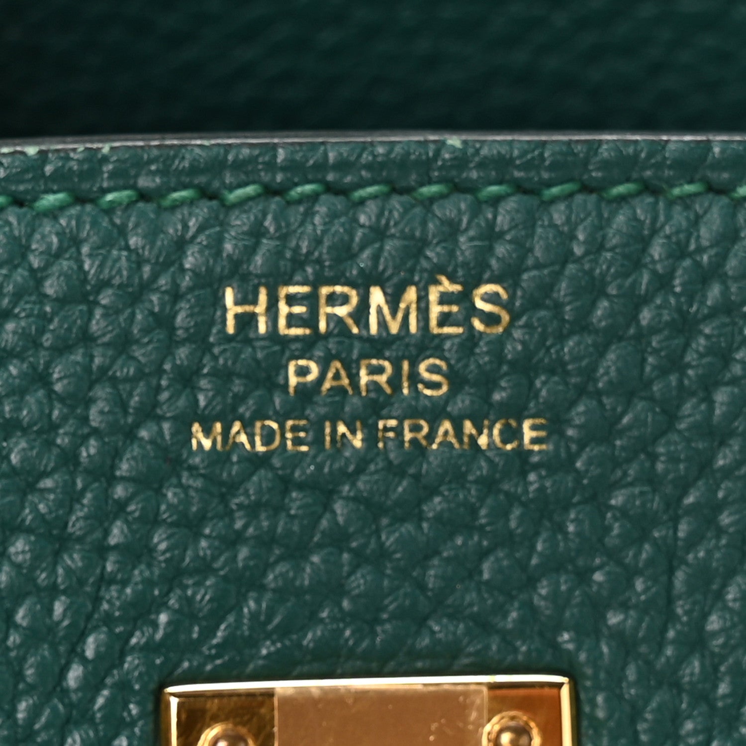 Hermes Togo Birkin 25 Malachite 6 of 10