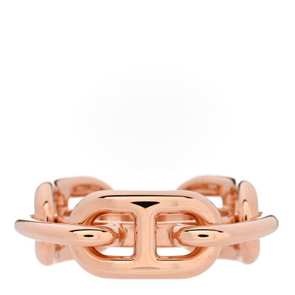 Hermes Plated Brass Regate Scarf Ring Plaqué Or Rose 3 of 6