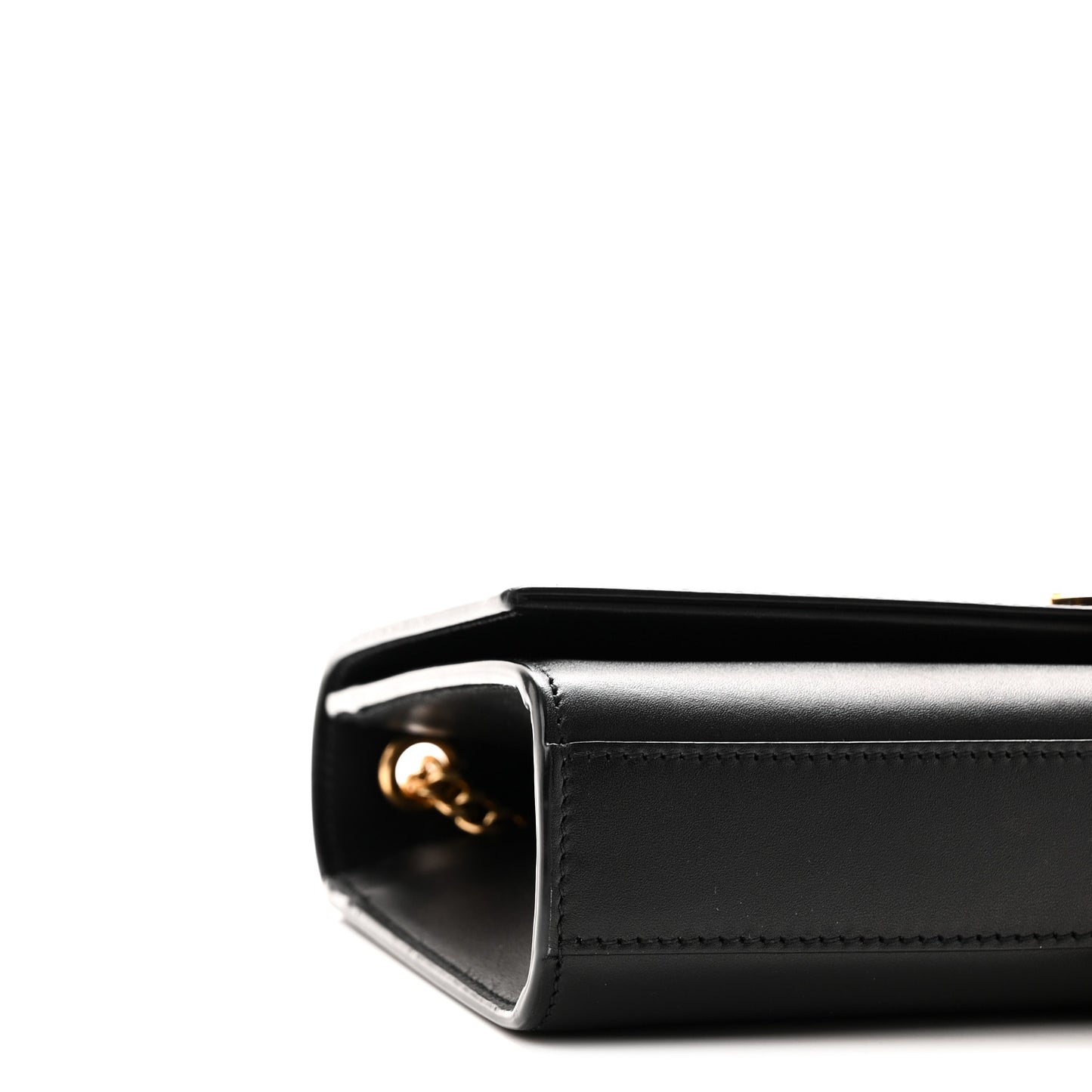 Smooth Calfskin Medium Classic Monogram Kate Tassel Satchel Black