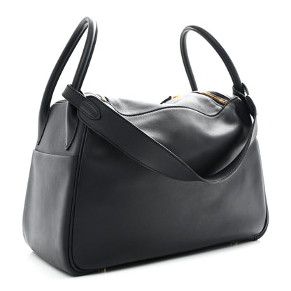 Hermes Swift Verso Lindy 30 Bleu Indigo Orange Poppy 4 of 19