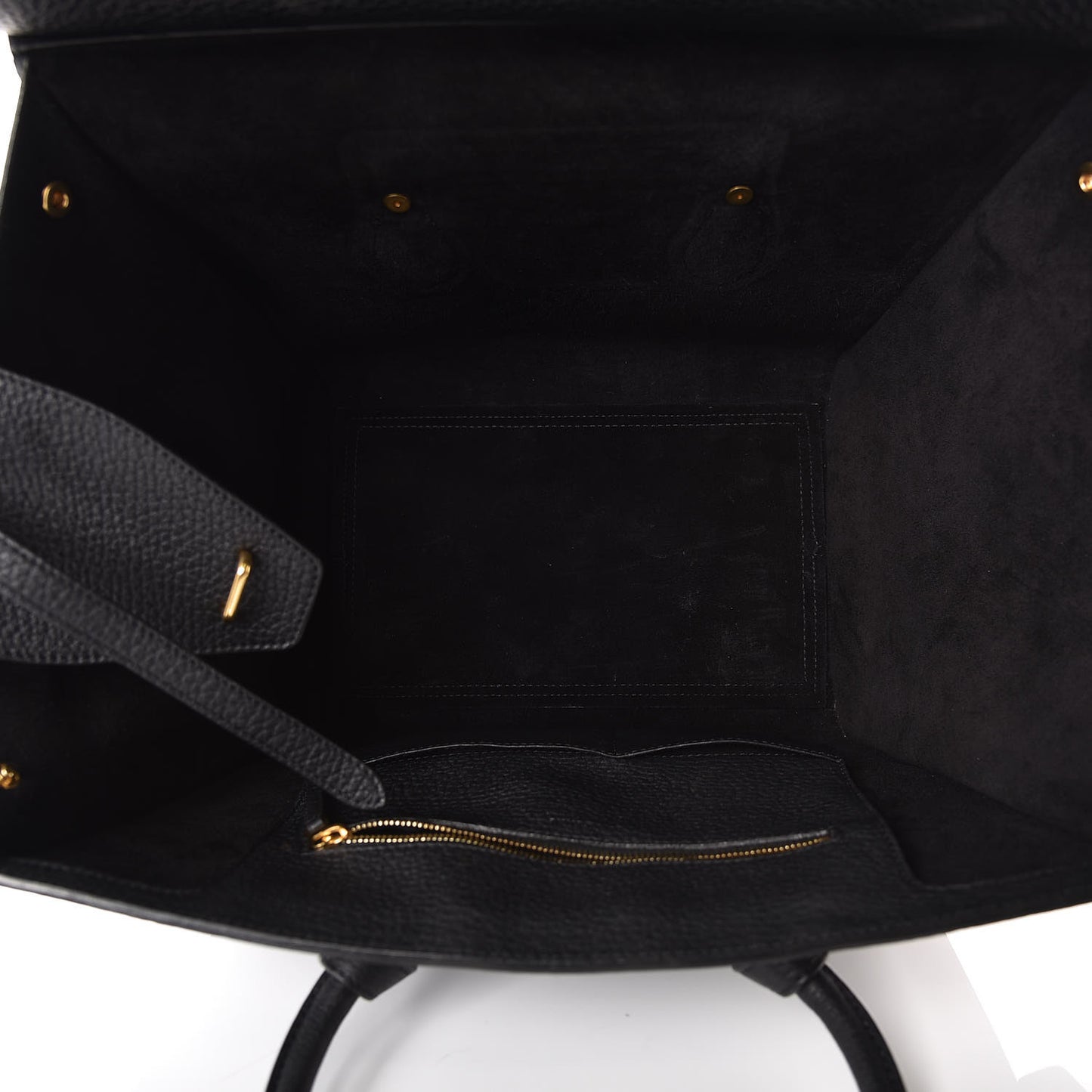 Crisped Calfskin Medium Tie Knot Tote Black