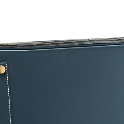 Hermes Evercalf Vibrato Birkin 35 Bleu Thalassa 17 of 18