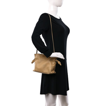 Loewe Calfskin Mini Flamenco Knot Clutch Dark Butter 2 of 11