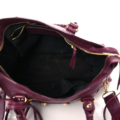 Balenciaga Agneau Classic Gold Hardware S City Violet Prune 11 of 15