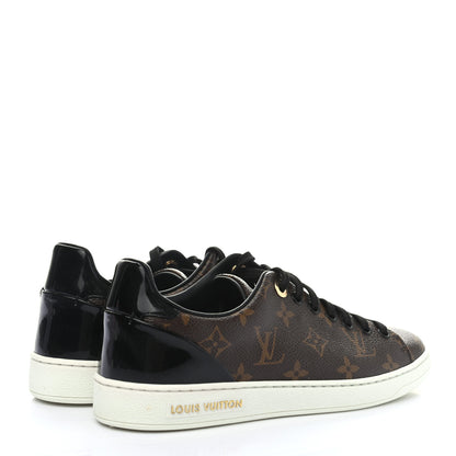 Louis Vuitton Patent Monogram Frontrow Sneakers 37.5 4 of 9