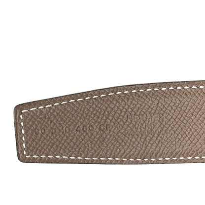 Hermes Epsom 32mm Belt Strap 80 32 Gold Etoupe 3 of 5