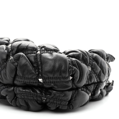 Valentino Garavani Nappa Spikeme Clutch Black 9 of 9
