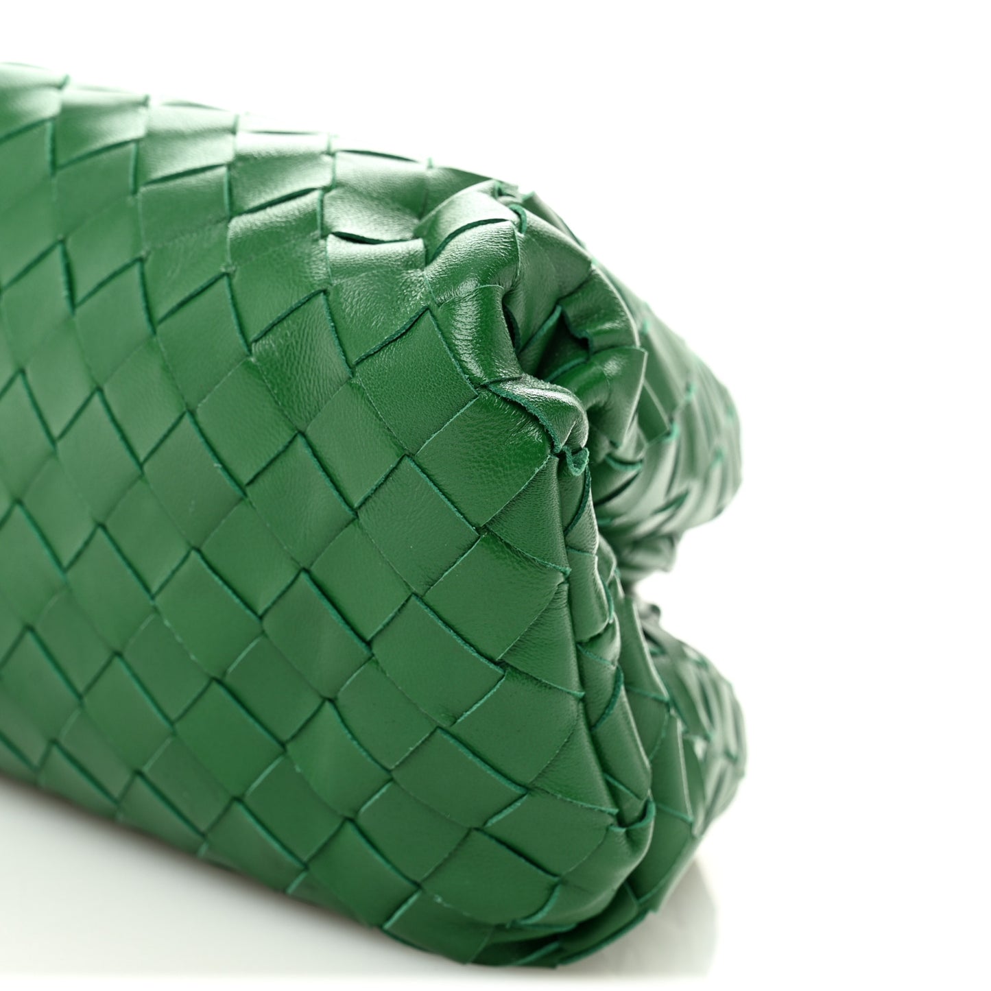Nappa Maxi Intrecciato The Pouch Oversized Clutch Raintree