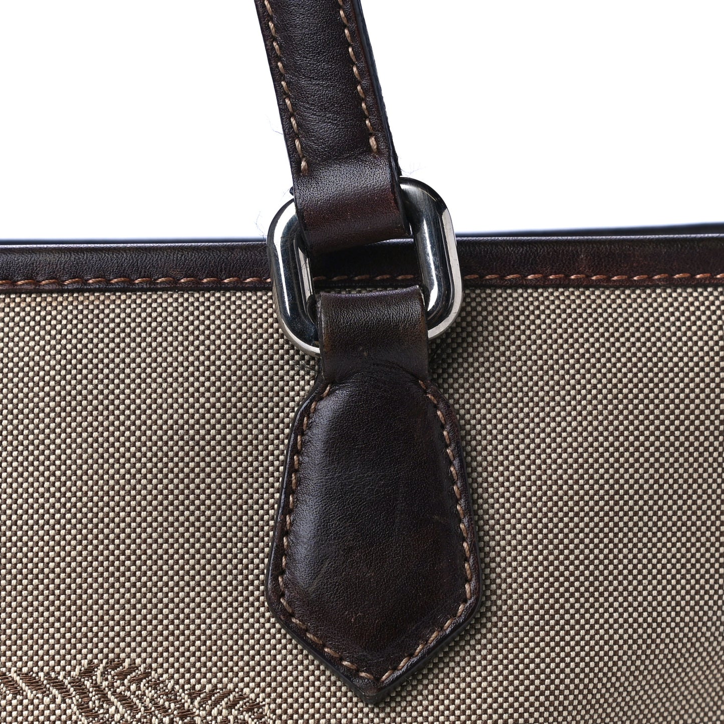 Jacquard Logo Tote Corda Moro