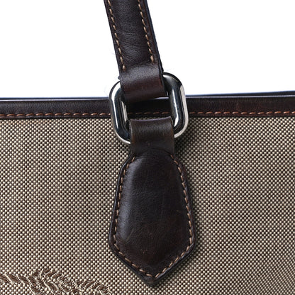 Prada Jacquard Logo Tote Corda Moro 22 of 27