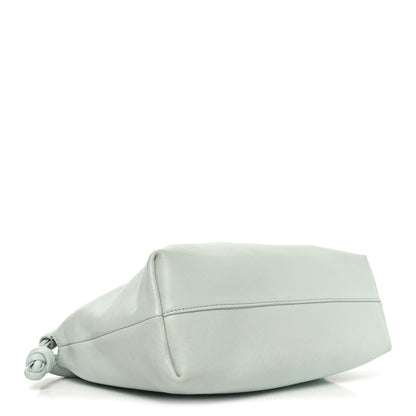 Loewe Mellow Nappa Medium Donut Chain Flamenco Knot Clutch Frozen 4 of 10