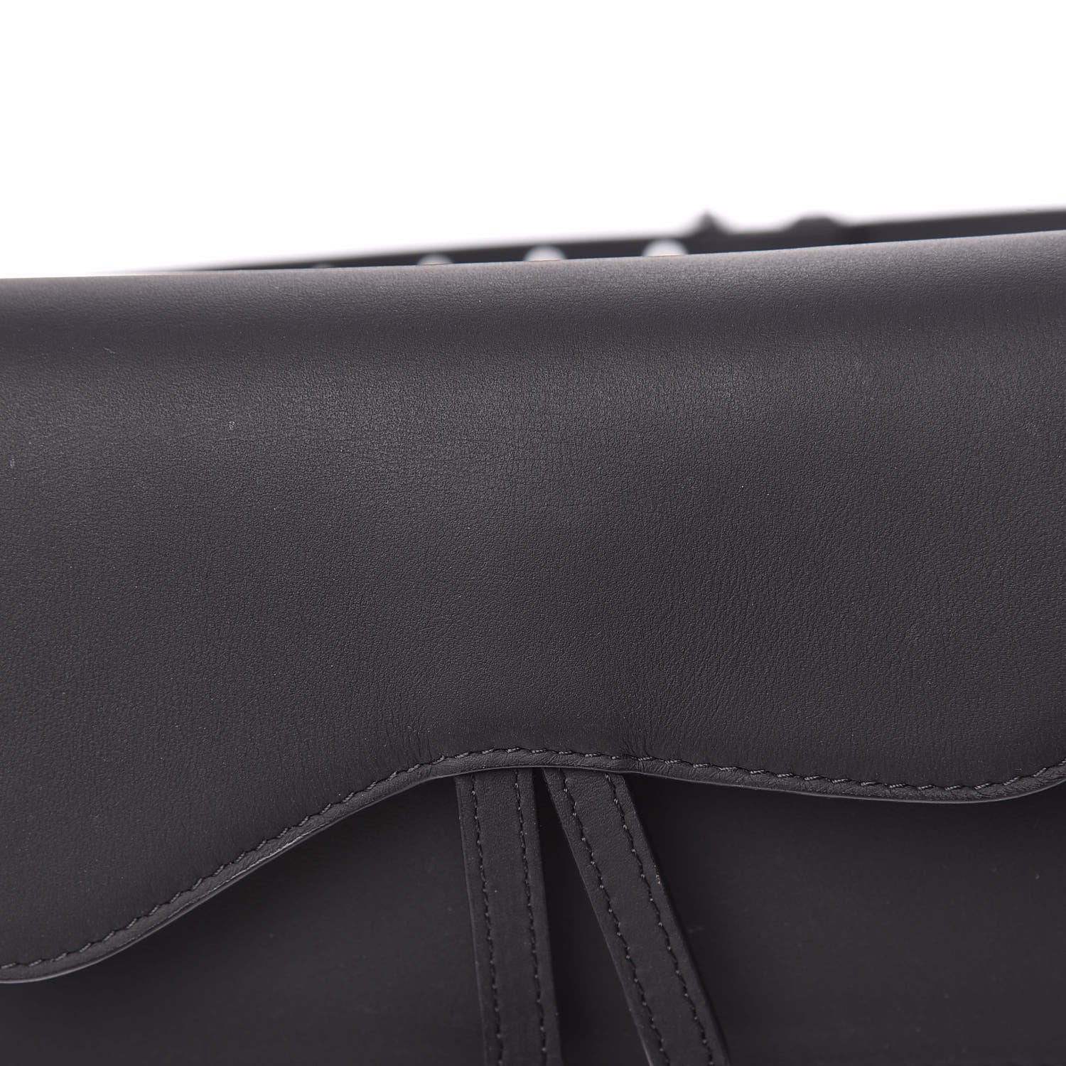 Christian Dior Ultra Matte Calfskin Saddle Belt Bag Black 10 of 13