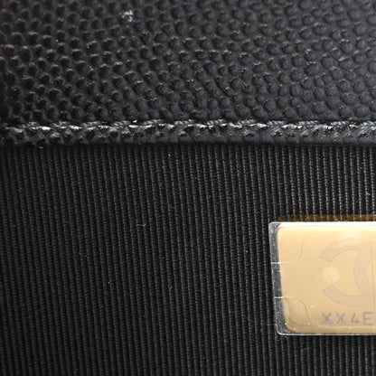 Chanel Caviar Quilted Medium Boy Flap Black 7 of 11