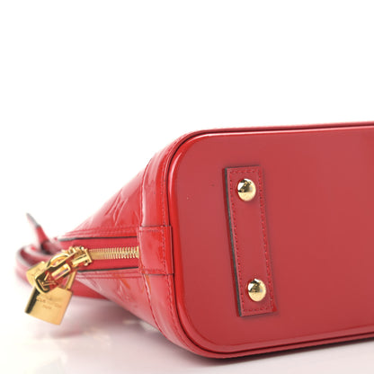 Louis Vuitton Vernis Alma BB Cherry 8 of 9